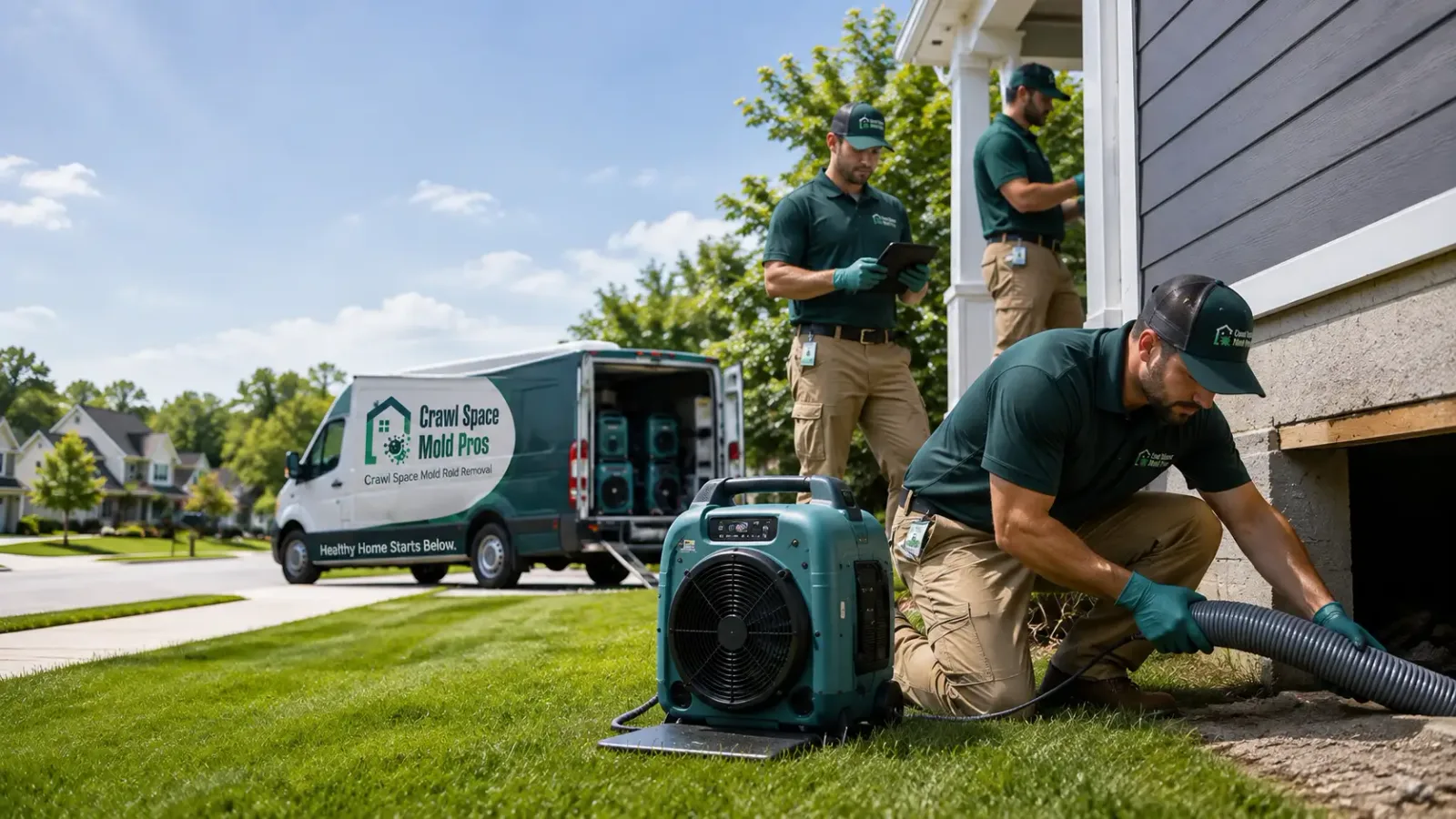 Crawl Space Mold Removal in Kensington, OH